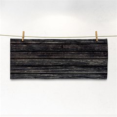 Wooden Linear Geometric Design Hand Towel