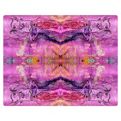 Magenta Kaleidoscope Double Sided Flano Blanket (medium) 
