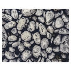White Rocks Close Up Pattern Photo Double Sided Flano Blanket (medium) 