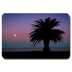Sunset Coastal Scene, Montevideo Uruguay Large Doormat 
