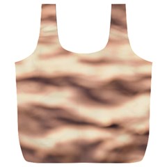 Pink  Waves Abstract Series No6 Full Print Recycle Bag (xxxl)