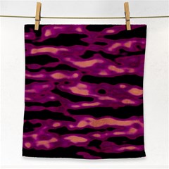 Velvet  Waves Abstract Series No1 Face Towel