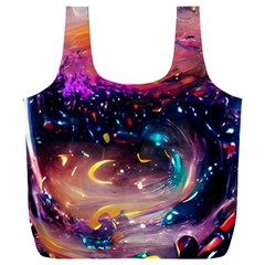 Galaxy Glass Full Print Recycle Bag (xxxl)