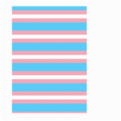 Trans Flag Stripes Large Garden Flag (two Sides)