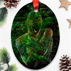 Stp 0111 Cross And Cross Ornament (oval)