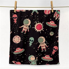 Space Pattern Cartoon Face Towel