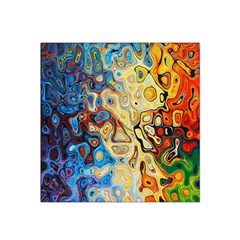 Colorful Structure Satin Bandana Scarf 22  X 22 
