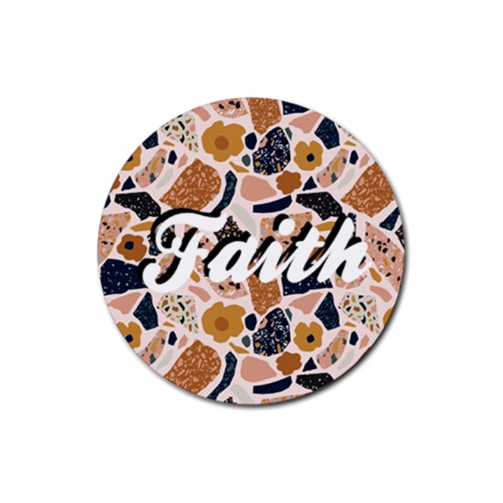 Terrazzo flooring art 3 Drink Coaster (Round)