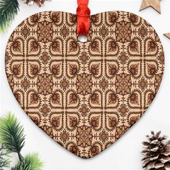 Medieval Heart Ornament (two Sides)