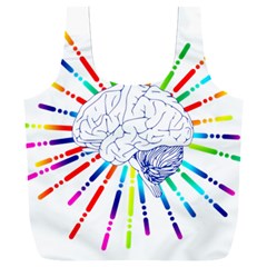 Brain Icon Star Biology Abstract Full Print Recycle Bag (xxxl)