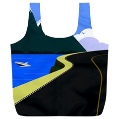 Air Pollution Retro Vintage Full Print Recycle Bag (xxxl)