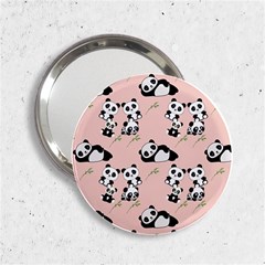 Pattern Panda Bear 2 25  Handbag Mirrors