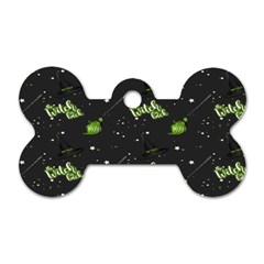 Halloween - The Witch Is Back   Dog Tag Bone (one Side)