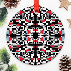 A-new-light Round Ornament (two Sides)
