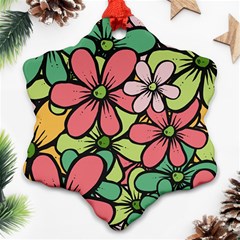 Flowers-27 Ornament (snowflake)