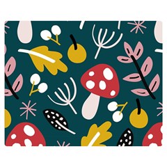 Autumn Nature Sheets Forest Double Sided Flano Blanket (medium) 