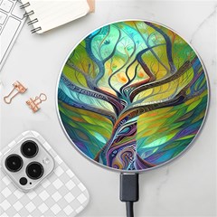 Tree Magical Colorful Abstract Metaphysical Wireless Charger