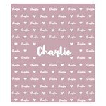 Personalized Name Kids Baby Gift Two Sides Premium Plush Fleece Blanket (Kids Size) 50 x40  Blanket Front