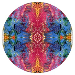 Firey Repeats I Round Trivet