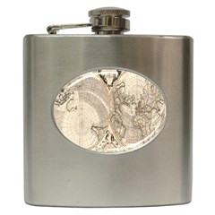 Mapa Mundi - 1774 Hip Flask (6 Oz)