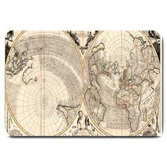 Mapa Mundi - 1774 Large Doormat