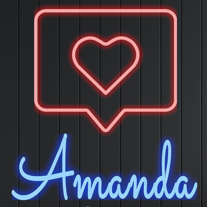 Personalized Love Heart Name Neon Signs and Lights