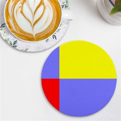 Nitriansky Flag Uv Print Round Tile Coaster