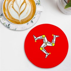 Isle Of Man Uv Print Round Tile Coaster