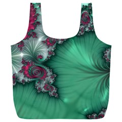 Fractal Spiral Template Abstract Background Design Full Print Recycle Bag (xxxl)