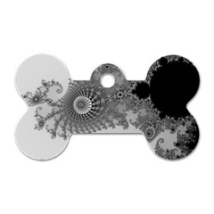 Apple Males Almond Bread Abstract Mathematics Dog Tag Bone (one Side)
