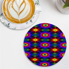 Colorfull Wallpaper Uv Print Round Tile Coaster