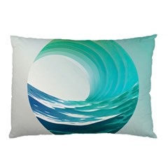 Tsunami Tidal Wave Wave Minimalist Ocean Sea 2 Pillow Case (two Sides)
