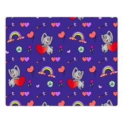Texture Seamless Digital Scrapbooking Decorative Premium Plush Fleece Blanket (large)