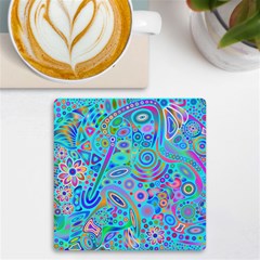 Tribal Pattern Pattern Uv Print Square Tile Coaster 