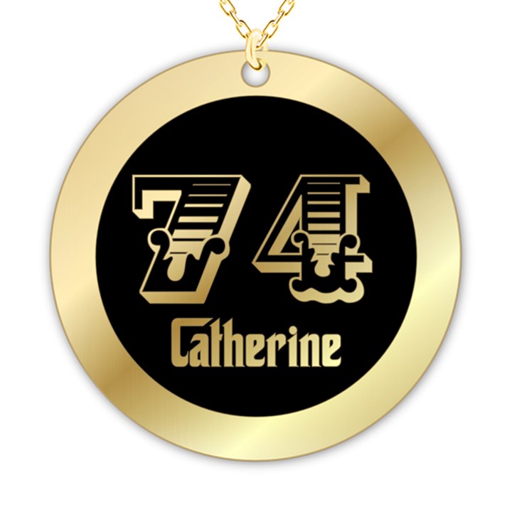 Personalized Name and Number Circle 925 Sterling Silver Pendant Necklace