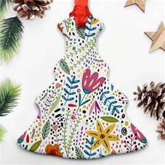 Flowers-484 Christmas Tree Ornament (two Sides)
