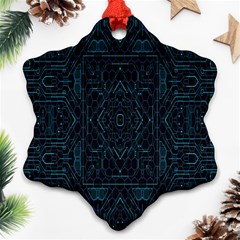 Geometric-art-003 Snowflake Ornament (two Sides)