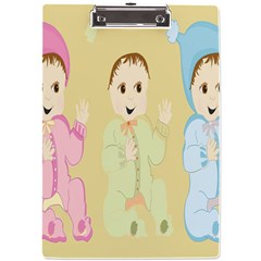 Happy 01 A4 Acrylic Clipboard