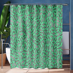 Leaves-015 Shower Curtain 60  X 72  (medium) 
