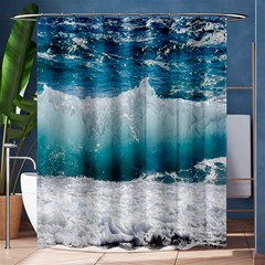 Waves Shower Curtain 60  X 72  (medium) 