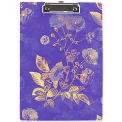 Flowers-103 A4 Acrylic Clipboard