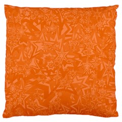Orange-chaotic Large Cushion Case (one Side)