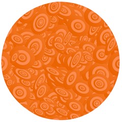 Orange-ellipse Wooden Bottle Opener (round)