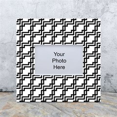 Pattern-monochrome-repeat White Box Photo Frame 4  X 6 