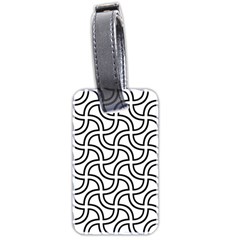 Pattern-monochrome-repeat- Luggage Tag (two Sides)
