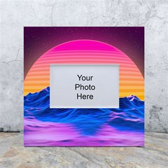 Sun Ultra Artistic 3d Illustration Sunset White Box Photo Frame 4  X 6 