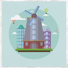 Amsterdam Landmark Landscape Canvas 20  X 20 