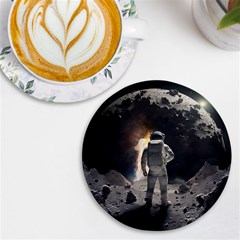Astronaut Space Walk Uv Print Round Tile Coaster