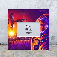Far-future-human-colonization White Box Photo Frame 4  X 6 