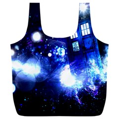 Tardis Background Space Full Print Recycle Bag (xxxl)